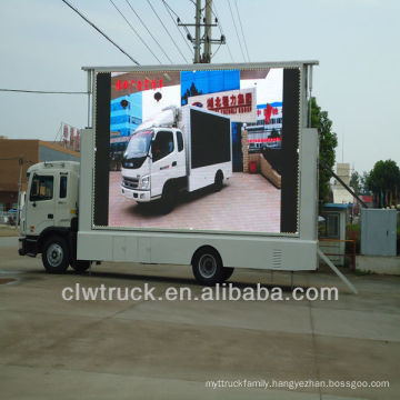 high quality JAC 4X2 Peru truck mobile led display